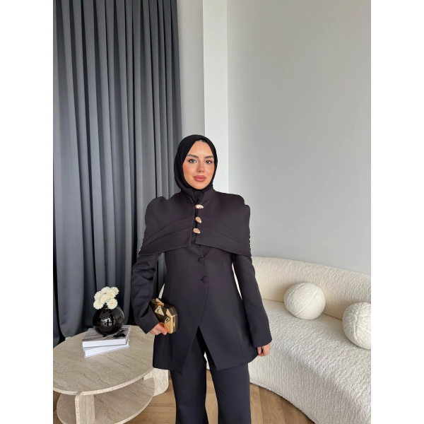 Vegas Ceketli Takım - Siyah ÖN SİPARİŞ