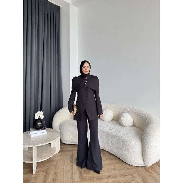 Vegas Ceketli Takım - Siyah ÖN SİPARİŞ