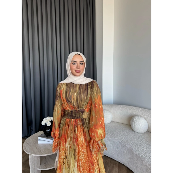 Ng - Azale Elbise - Güneş