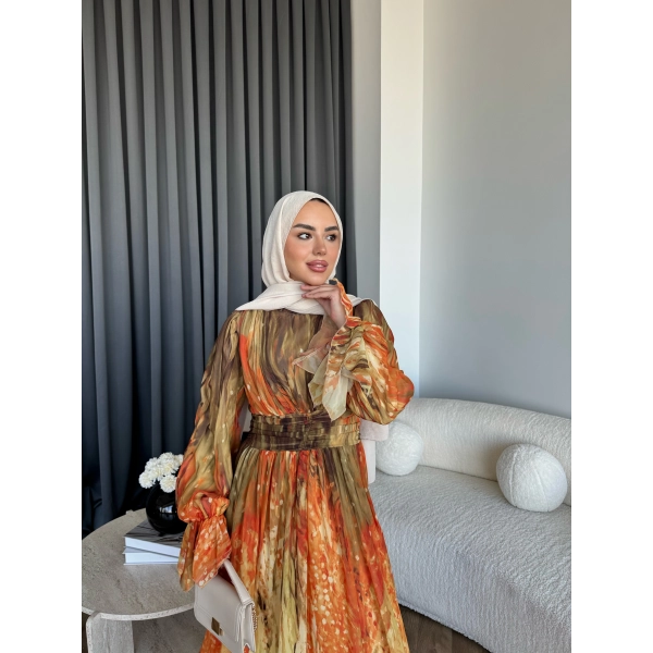 Ng - Azale Elbise - Güneş