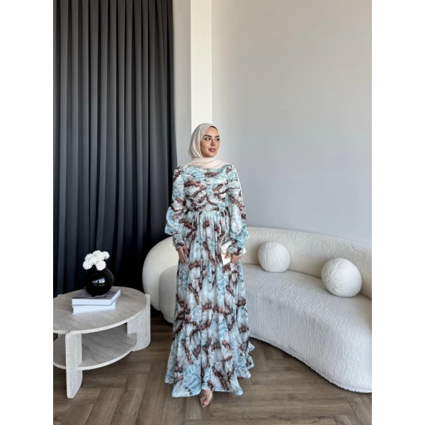 Ng - Softy Elbise - Su Yeşili