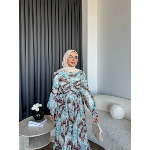 Ng - Softy Elbise - Su Yeşili