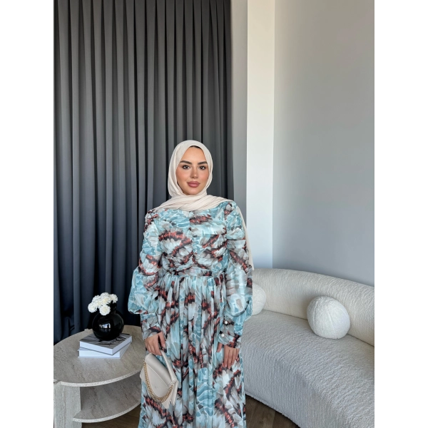 Ng - Softy Elbise - Su Yeşili