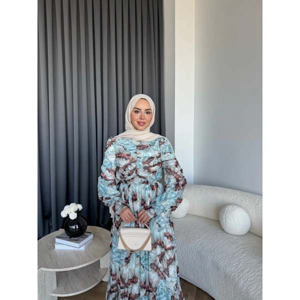 Ng - Softy Elbise - Su Yeşili