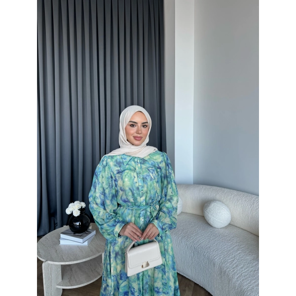 Ng - Smoke Elbise - Yeşil