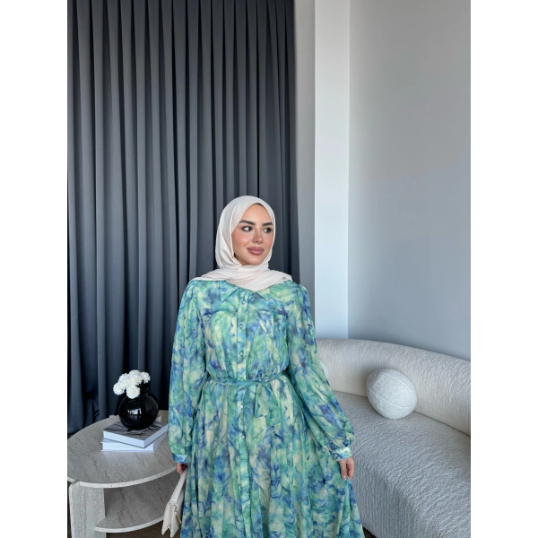 Ng - Smoke Elbise - Yeşil