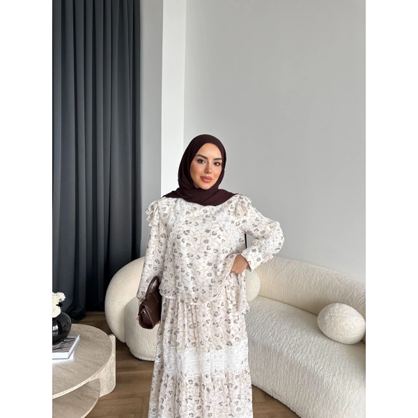 Ng - Livan Dantel Takım - Bej