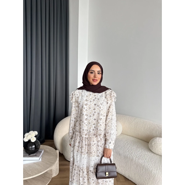 Ng - Livan Dantel Takım - Bej