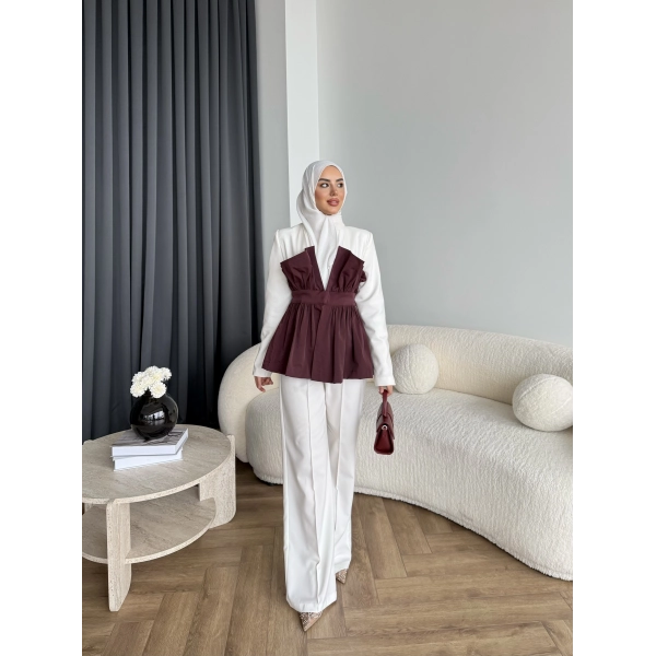 Asi Ön Kısmı Detaylı Takım - Bordo