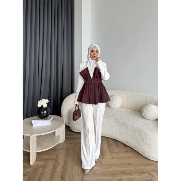 Asi Ön Kısmı Detaylı Takım - Bordo