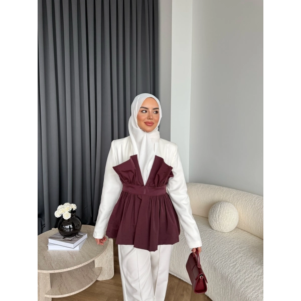 Asi Ön Kısmı Detaylı Takım - Bordo