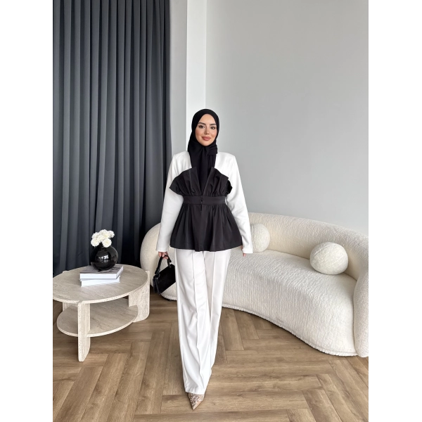 Asi Ön Kısmı Detaylı Takım - Siyah