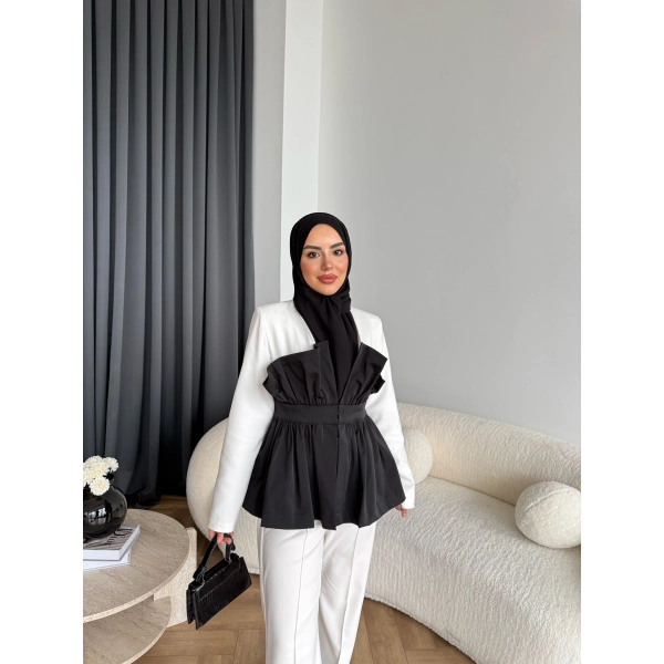 Asi Ön Kısmı Detaylı Takım - Siyah