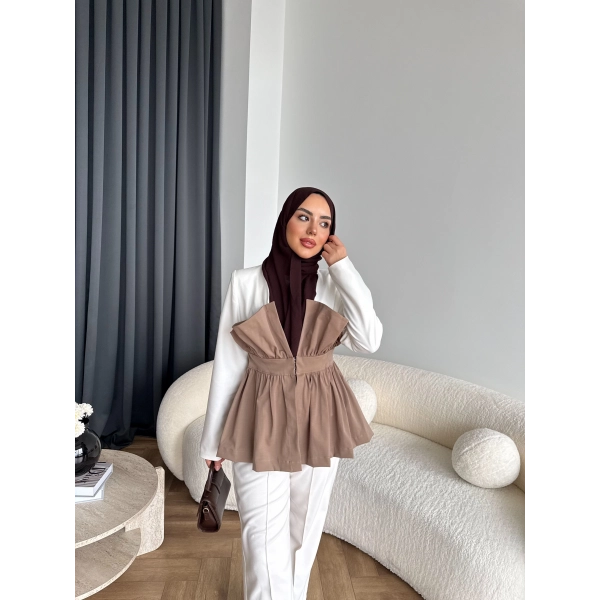 Asi Ön Kısmı Detaylı Takım - Kahve