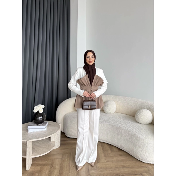 Asi Ön Kısmı Detaylı Takım - Kahve