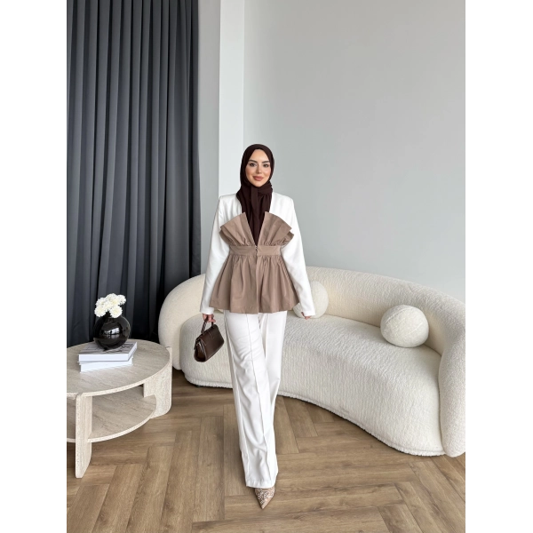 Asi Ön Kısmı Detaylı Takım - Kahve