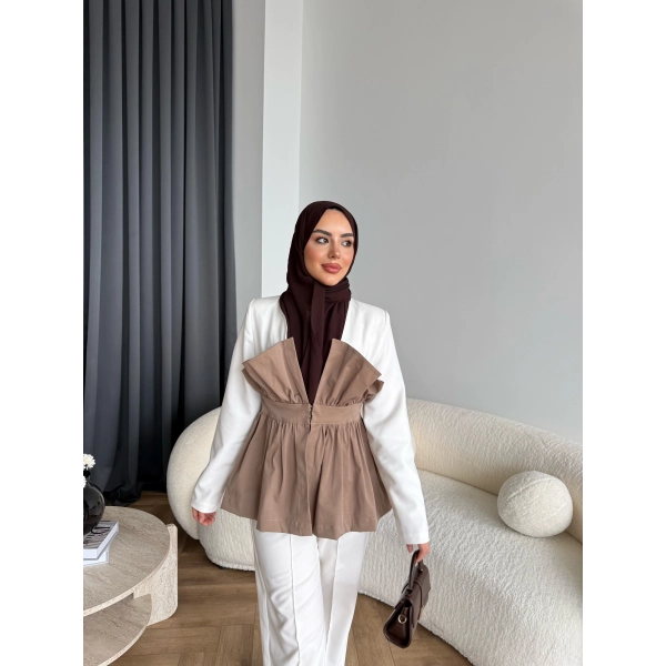 Asi Ön Kısmı Detaylı Takım - Kahve