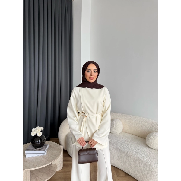 Hen - Bennet Takım - Ekru