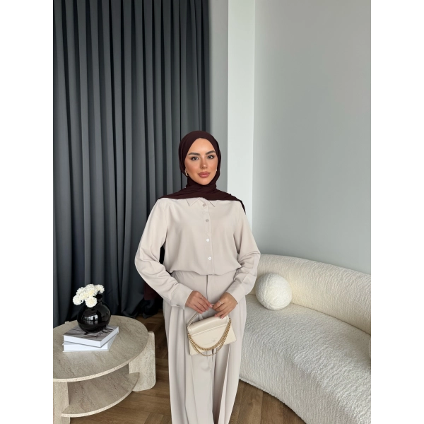 Qu - Kayran Takım - Bej