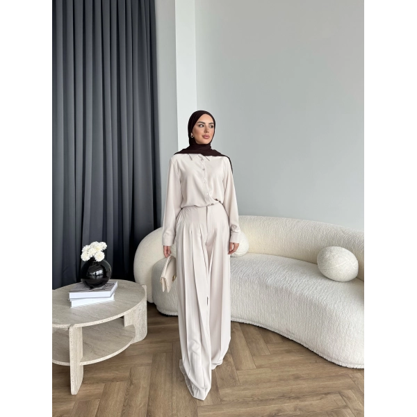 Qu - Kayran Takım - Bej