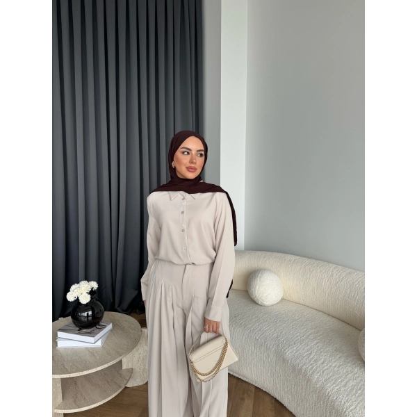 Qu - Kayran Takım - Bej