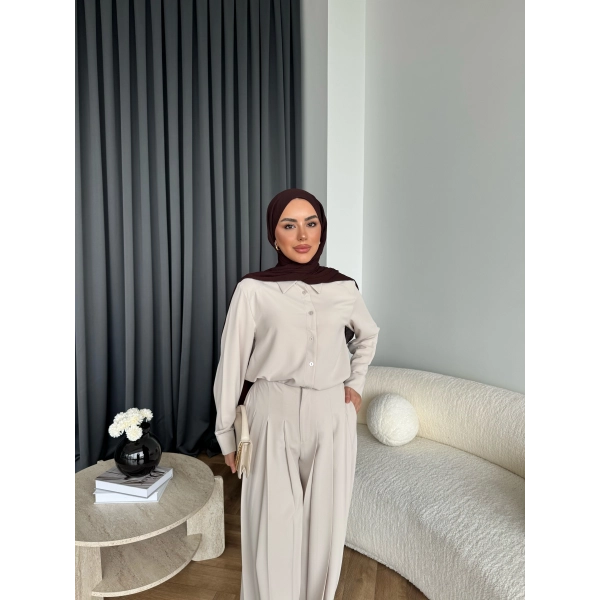 Qu - Kayran Takım - Bej