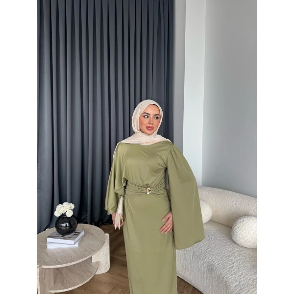 Qu - Tiaga Elbise - Yeşil