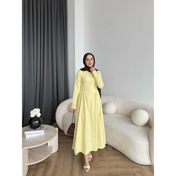 Crash Elbise - Sarı