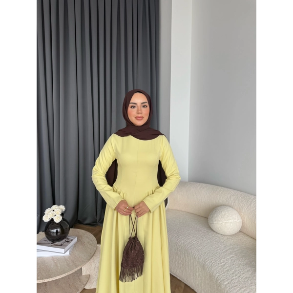 Crash Elbise - Sarı