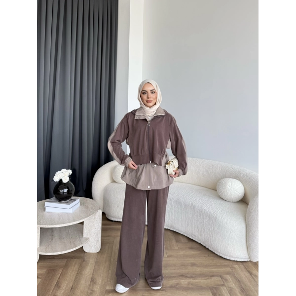 Pwn - Saye Eşofman Takım - Kahve