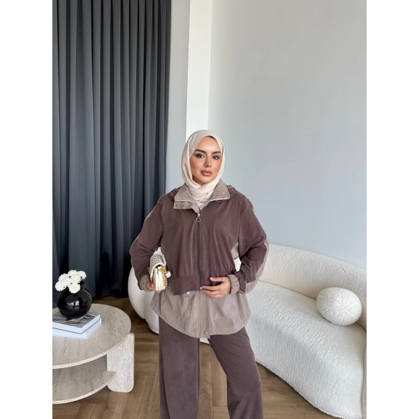 Pwn - Saye Eşofman Takım - Kahve