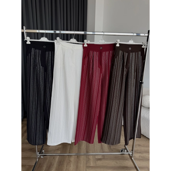 Aslı Pırlanta Pantolon - Beyaz