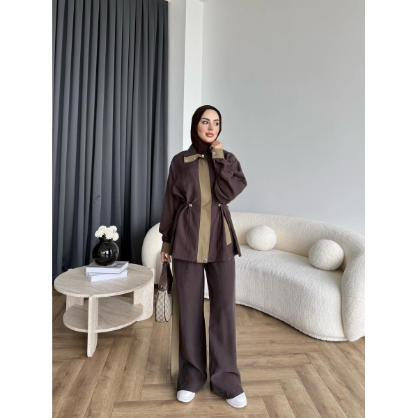 Pwn - Bonitan Eşofman Takım - Kahve