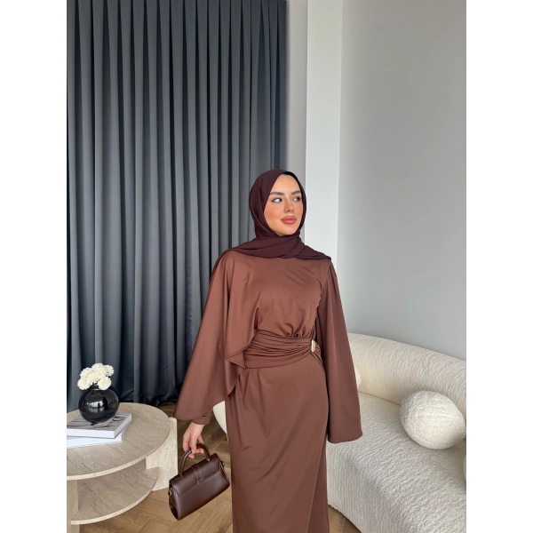 Qu - Tiaga Elbise - Acı Kahve