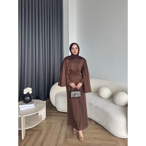 Qu - Tiaga Elbise - Acı Kahve