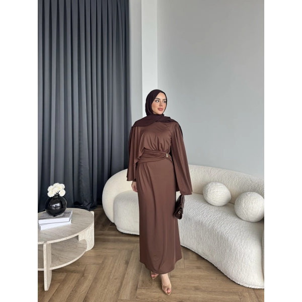 Qu - Tiaga Elbise - Acı Kahve