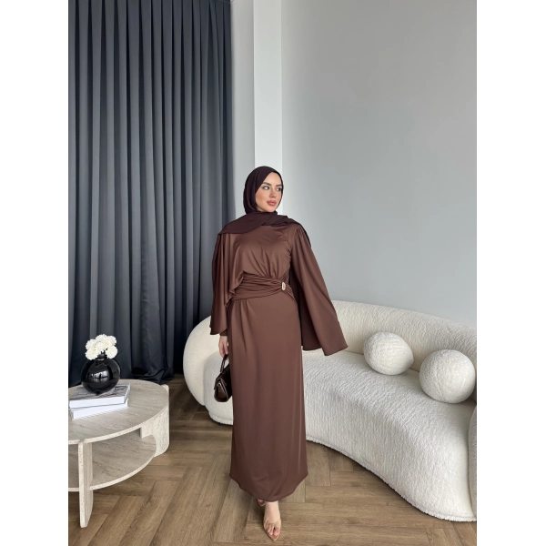 Qu - Tiaga Elbise - Acı Kahve