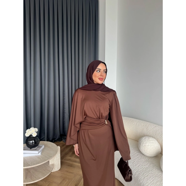 Qu - Tiaga Elbise - Acı Kahve