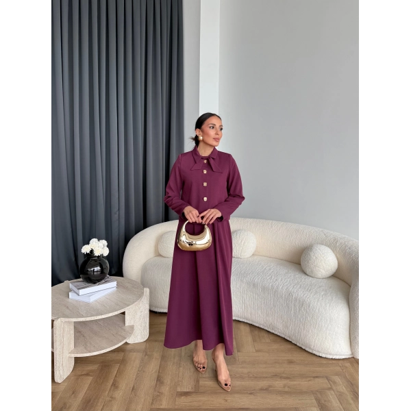 Hen - Visor Fiyonklu Etekli Takım - Bordo