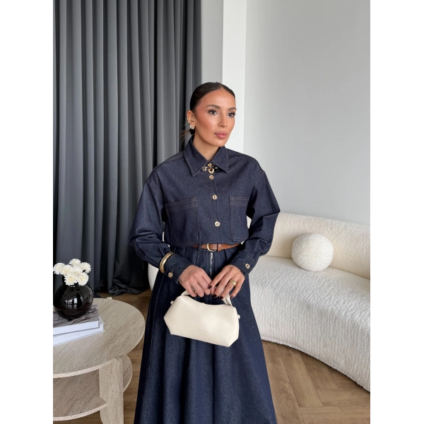 Es - Dacron Etekli Kot Takım - Lacivert