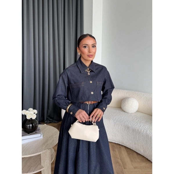 Es - Dacron Etekli Kot Takım - Lacivert