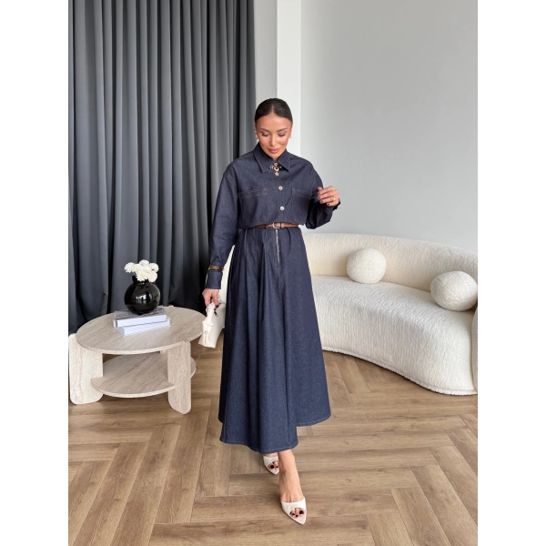 Es - Dacron Etekli Kot Takım - Lacivert