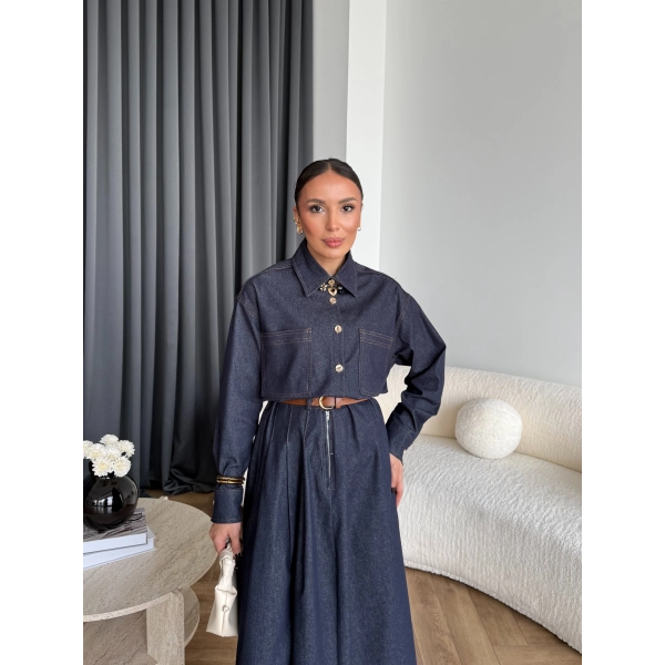 Es - Dacron Etekli Kot Takım - Lacivert