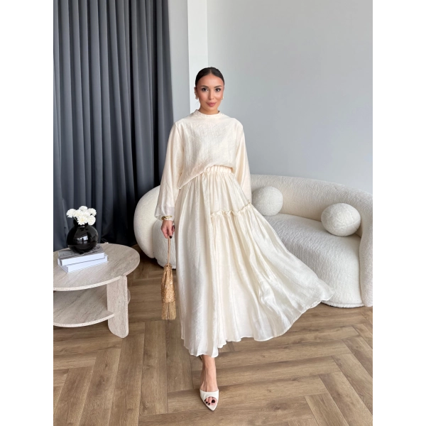 Ng - Lilim Etekli Takım - Bej