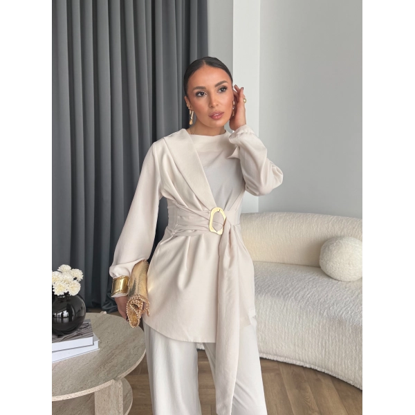 Hen - Daphne Takım - Bej