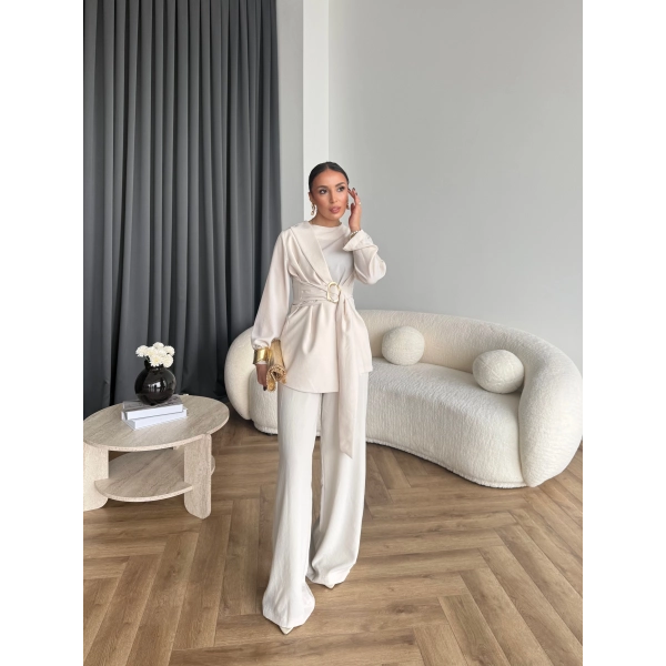 Hen - Daphne Takım - Bej