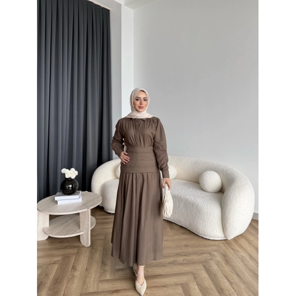 Tb - Veran Bel Detay Etekli Takım - Haki