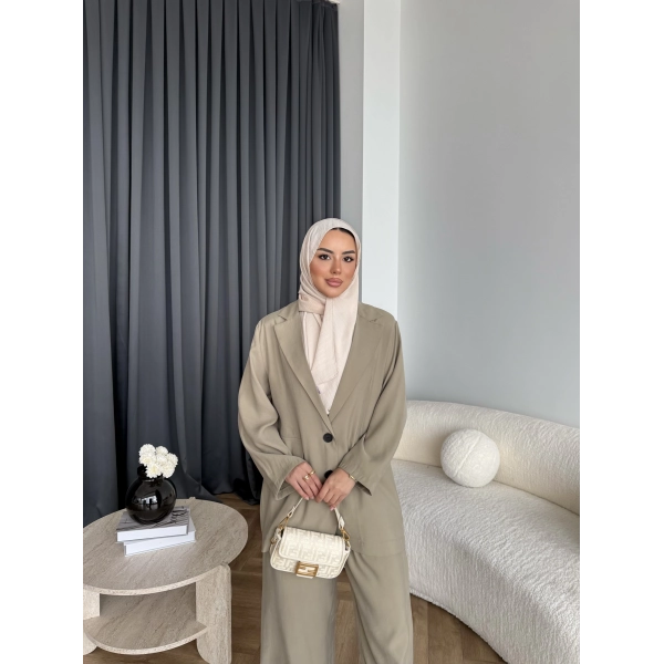 Mav - Moza Düğmeli Takım - Yeşil