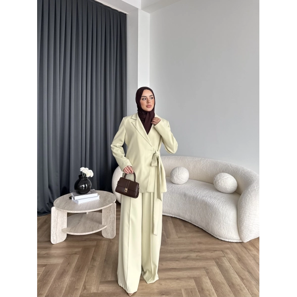 Hen - Milano Bağlamalı Takım - Yeşil