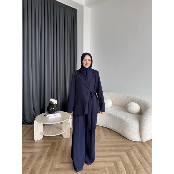 Hen - Milano Bağlamalı Takım - Lacivert